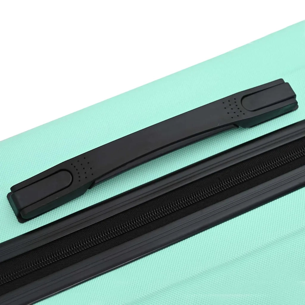 Valigia 3 pz Verde menta 50 x 31 x 78 cm Plastica ABS CFW7684528