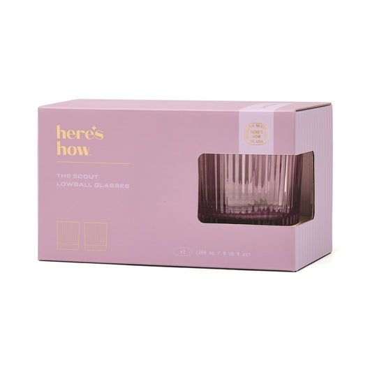 Bicchieri Lowball Scout Set da 2 - Colore Lilla
