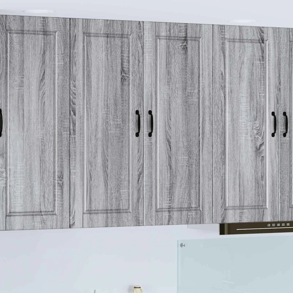 Armadietto a muro PORTO Grigio Sonoma 80 x 31 x 100 cm
