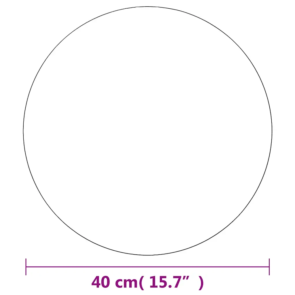 Specchi da Parete 2 pz 40 cm in Vetro Circolari cod mxl 49643
