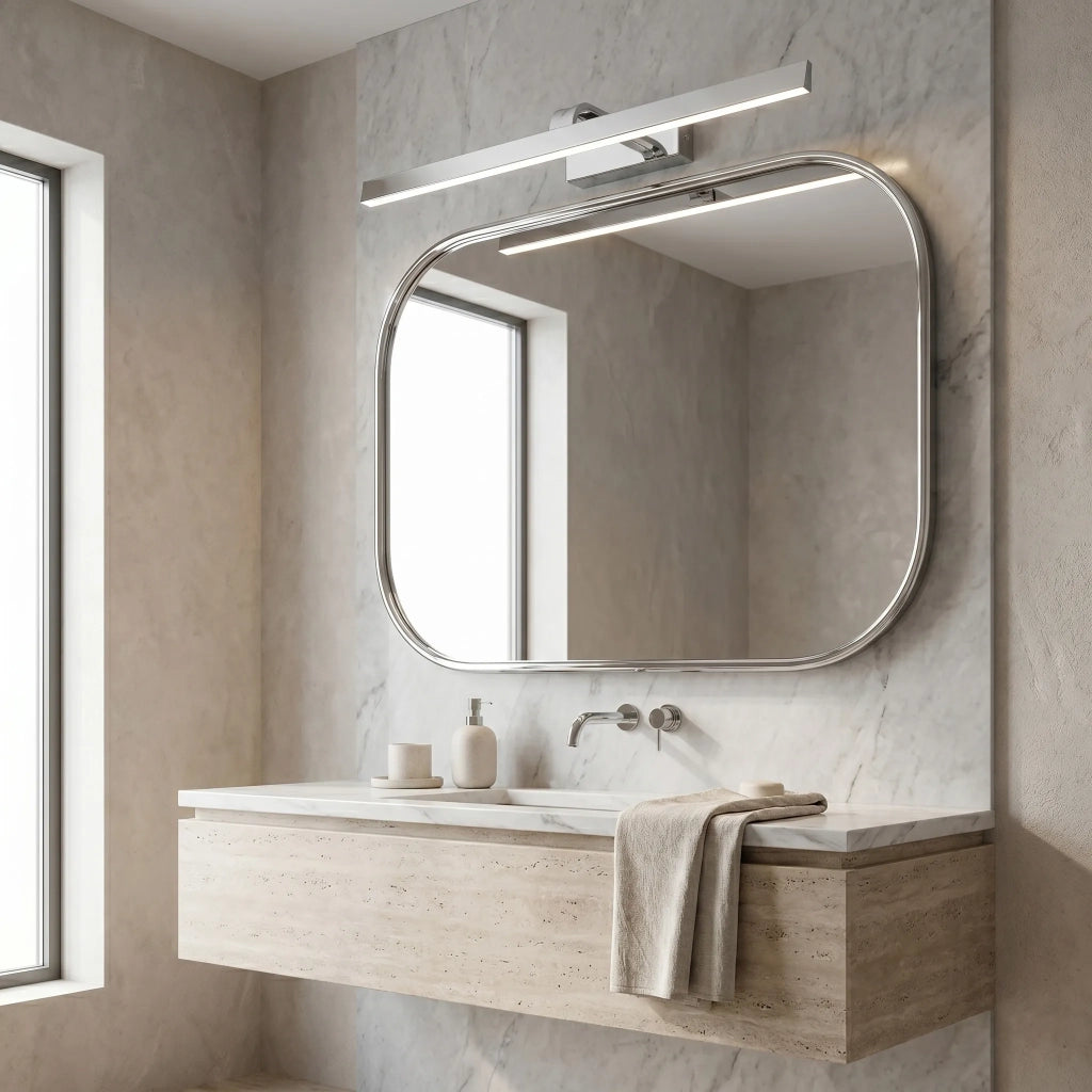 Applique Da Bagno Led Swe003-1w 73cm Chrome