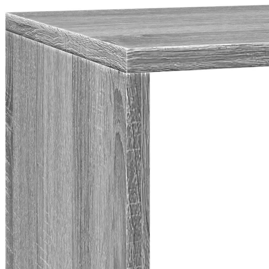 Libreria 3 Ripiani-Scaffale per Libri-Mobile di Stoccaggio Grigio Sonoma 137,5x29x103,5 cm Truciolato