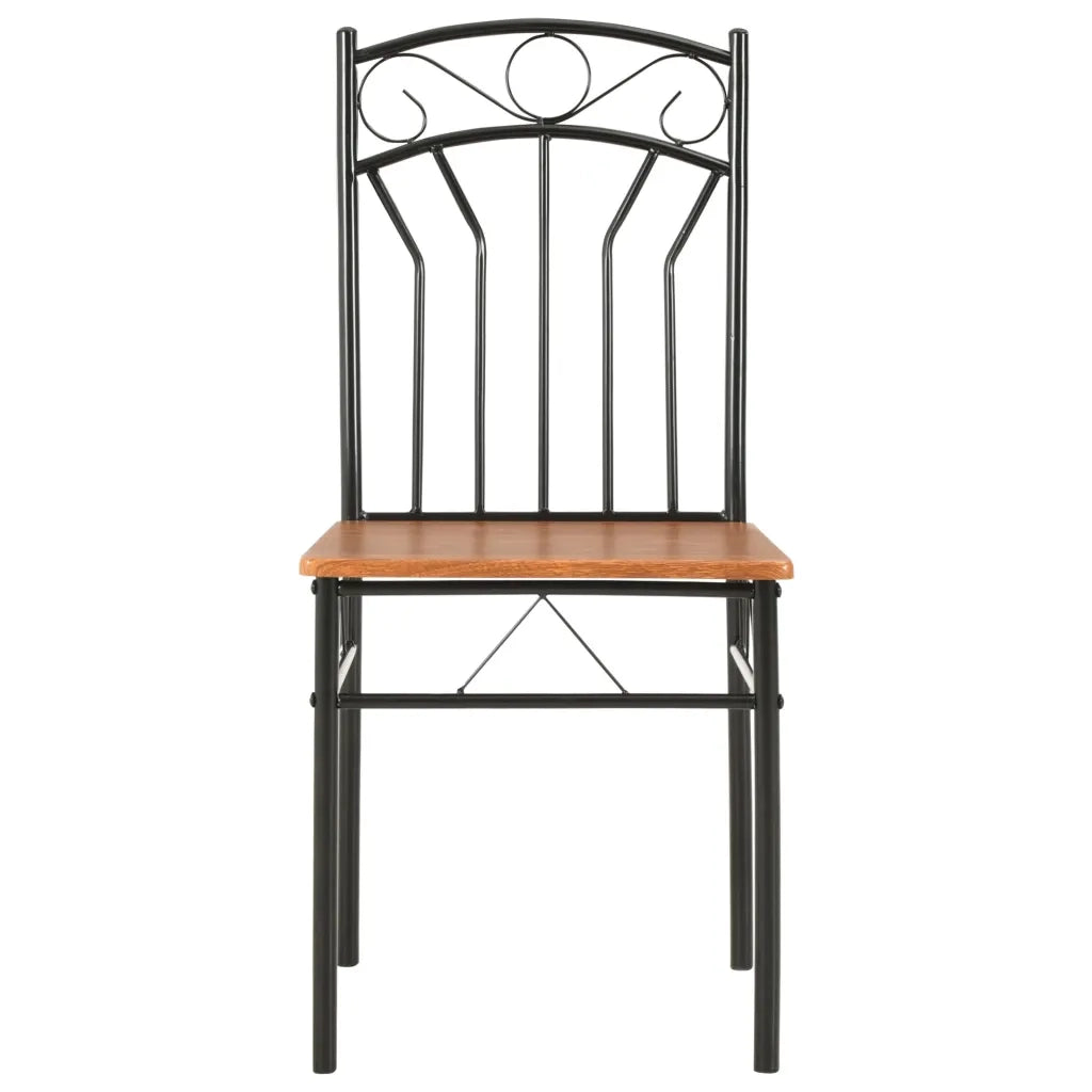 Sedie per Sala da Pranzo 6 pz Marroni in MDF cod mxl 64062