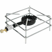 FORNELLONE BRUCIATORE GAS IN GHISA TELAIO ACCIAIO CROMATO 300 x 300 mm 5,5KW - UNIVERSALE
