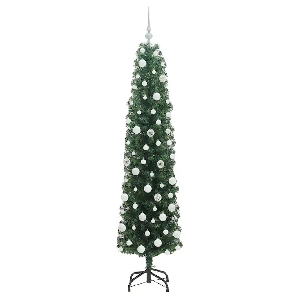 Albero di Natale | Decorazioni natalizie artificiale con 300 LED Verde 180 cm