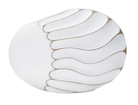 Vaso Lines 34x24,5x11,5 cm in Poliresina Bianco