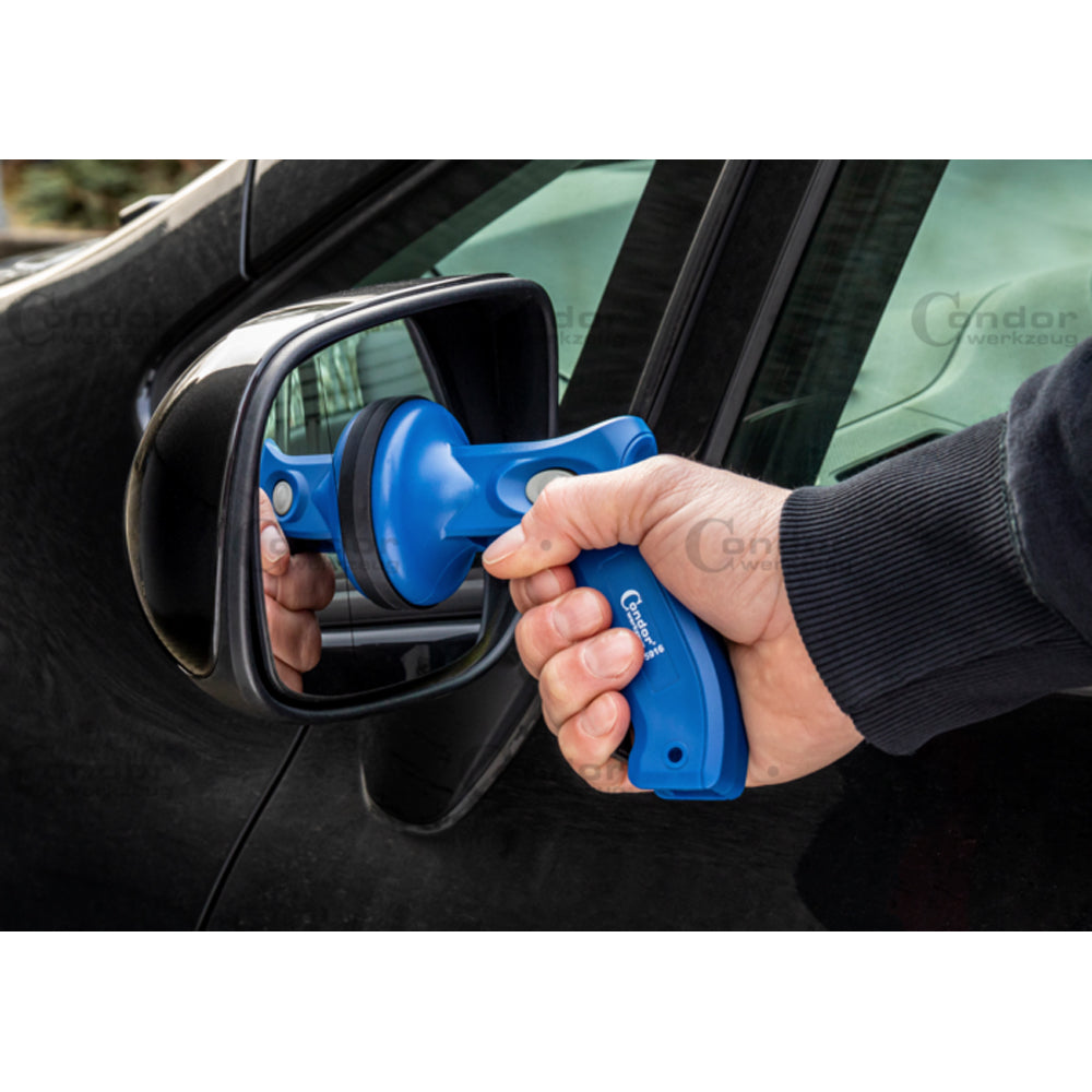 MINI VENTOSA PER VETRI Ø70mm SGANCIO RAPIDO CON UNA SOLA MANO MAX 8KG CONDOR 5916