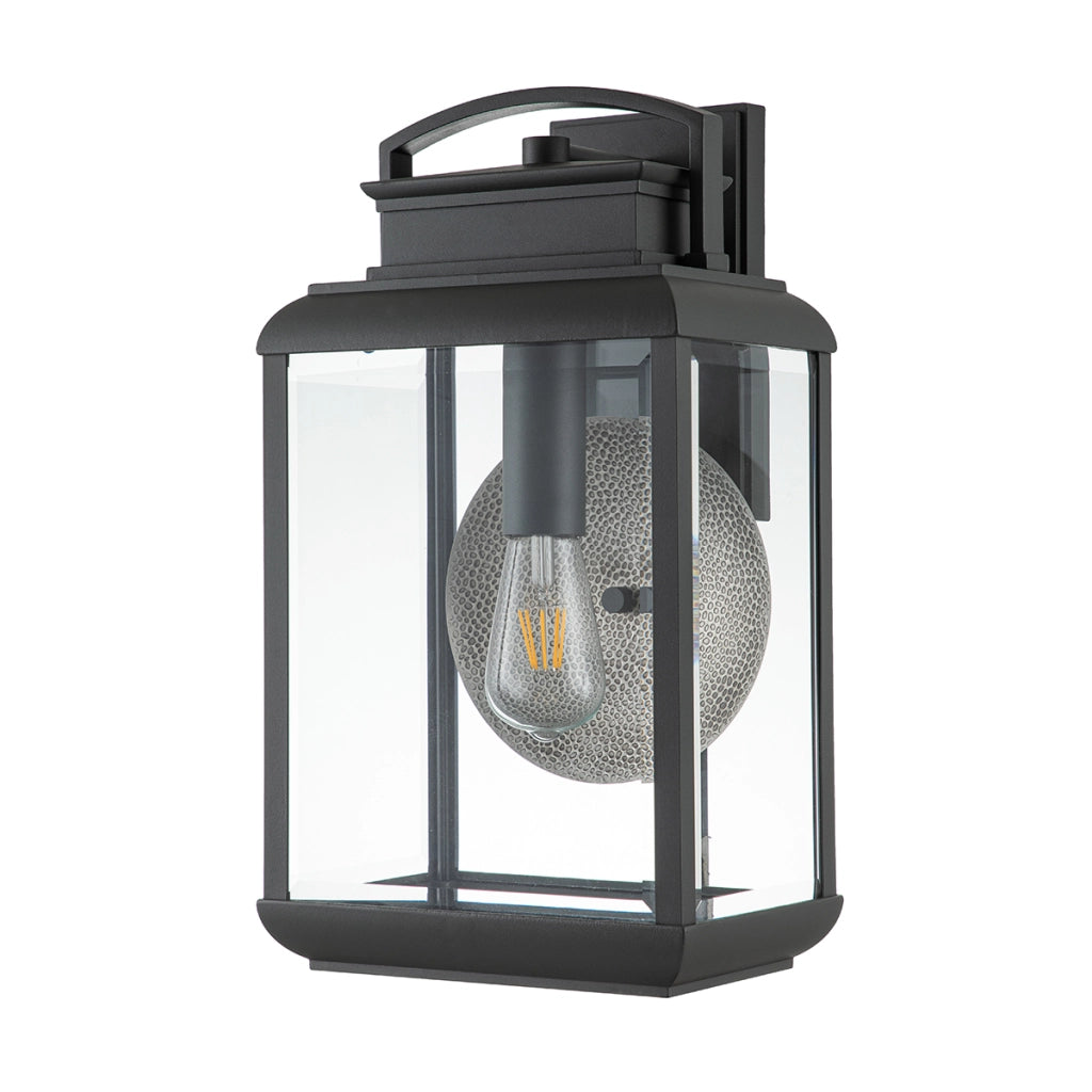 Applique esterno Byron grafite E27 60W in alluminio Quoizel