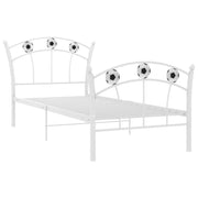 Giroletto con Motivo Calcio in Metallo Bianco 90x200 cm 324745