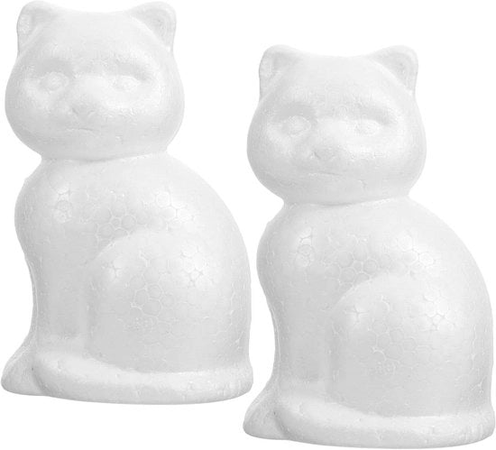 Decoretti in Styrofoam Bianchi Decorativi 14 cm - 10 Pack per Attività di Fai da Te e Pittura