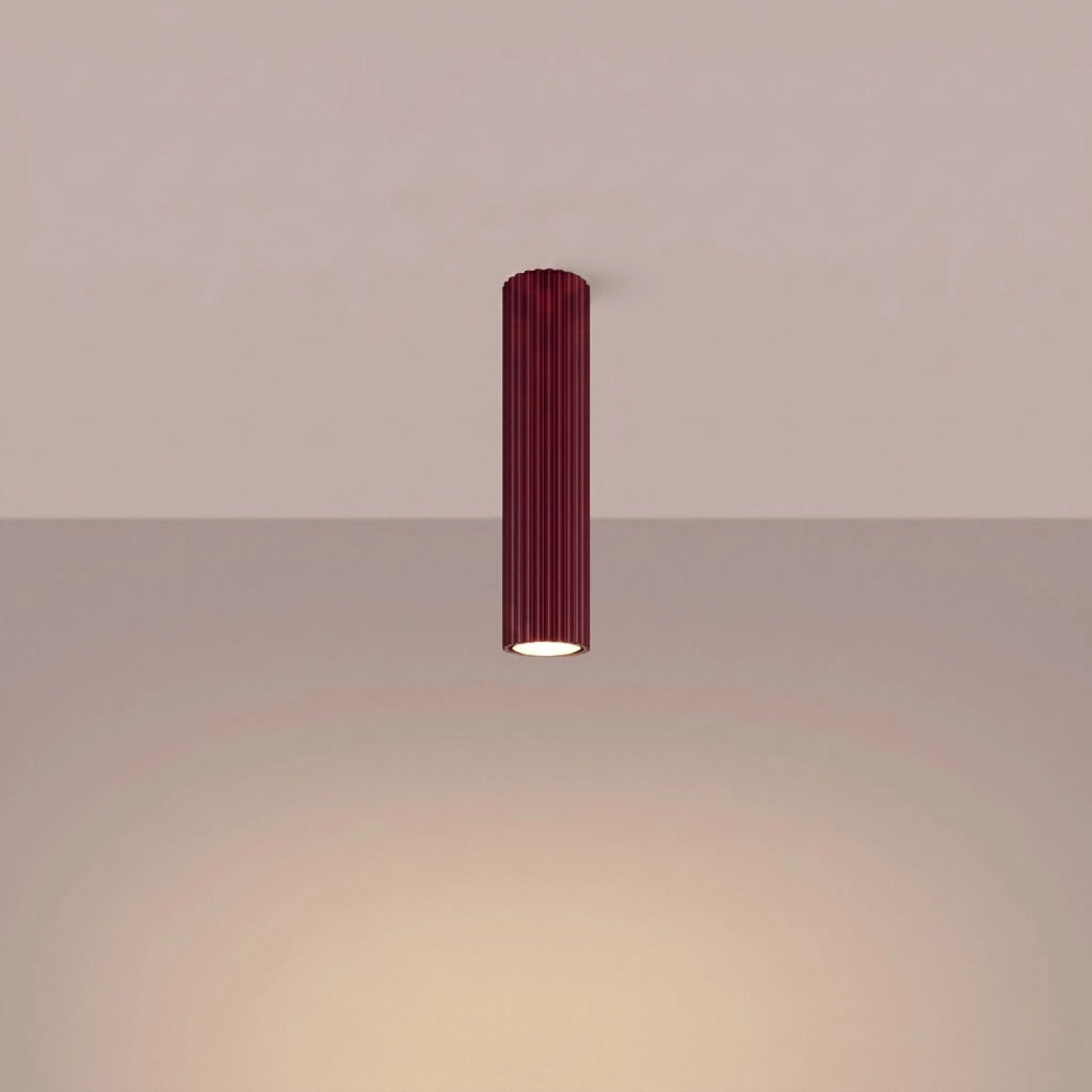 Plafoniera KARBON 40 bordeaux
