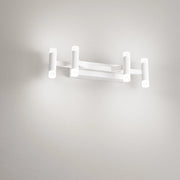Applique Contemporanea Candles Metallo Bianco Opaco Acrilico Led 24W 3000K
