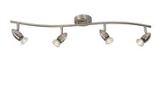 Lucide CARO plafoniera 4 spot GU10 LED 2700K cromo