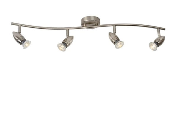 Lucide CARO plafoniera 4 spot GU10 LED 2700K cromo