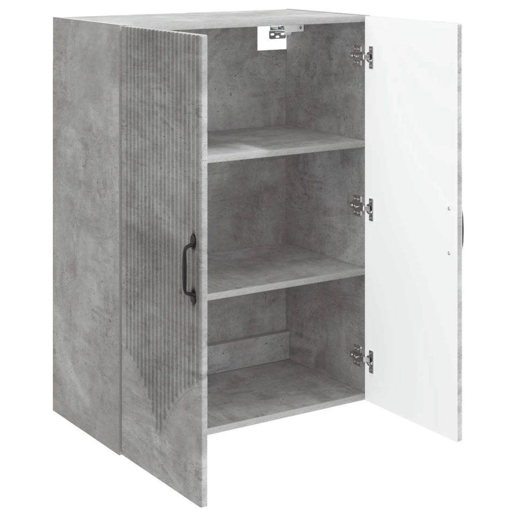 Mobiletto a muro Grigio Cemento 66 x 34,5 x 90 cm