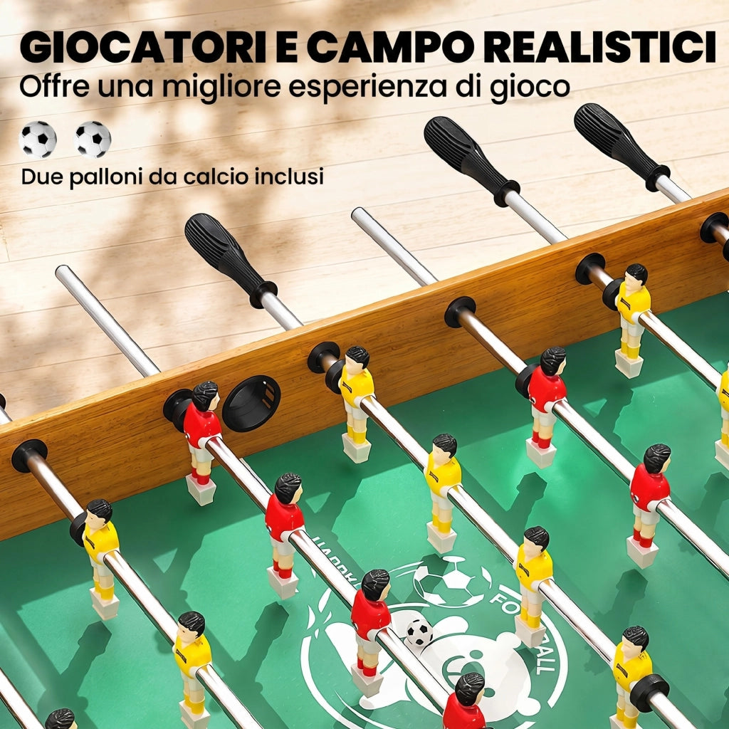 Biliardino Calcio Balilla per Bambini ¨C zephmum ¨C 118x104x69cm
