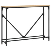 Tavolino Consolle | Tavolo d'Ingresso Rovere Sonoma 102x22,5x75cm Legno Multistrato