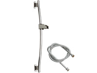 Saliscendi cromato con asta orientabile