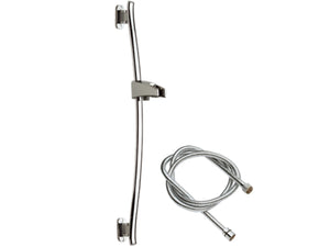 Saliscendi cromato con asta orientabile