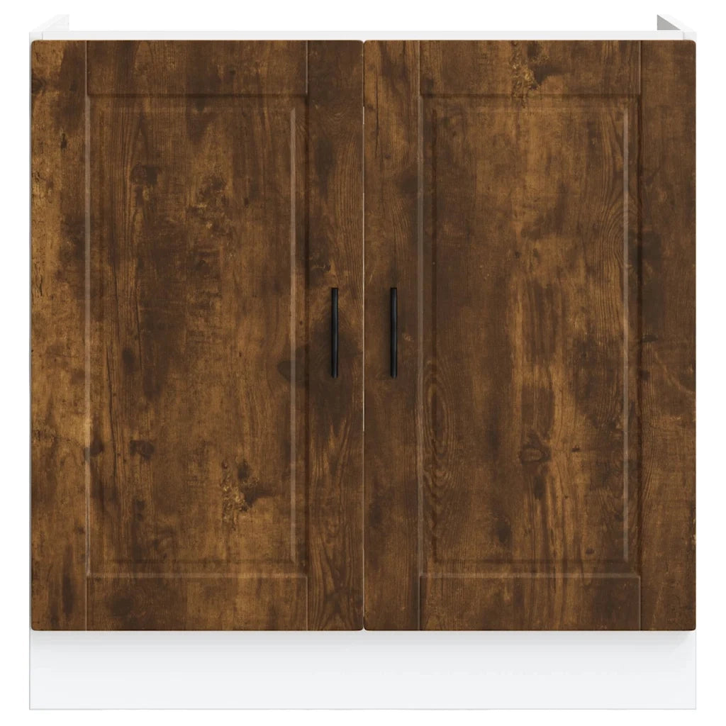 Mobile base lavello Porto Rovere Fumo 80x46x81,5 cm Truciolato 853932