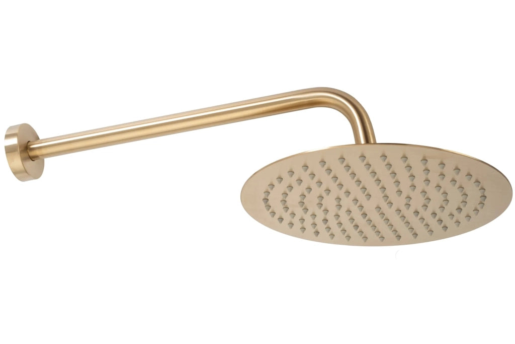 Set Doccia Da Incasso Rea Lungo Gold Matt + Box