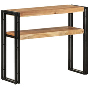 Tavolo Consolle 90x30x75 cm in Legno Massello di Acacia cod mxl 57211