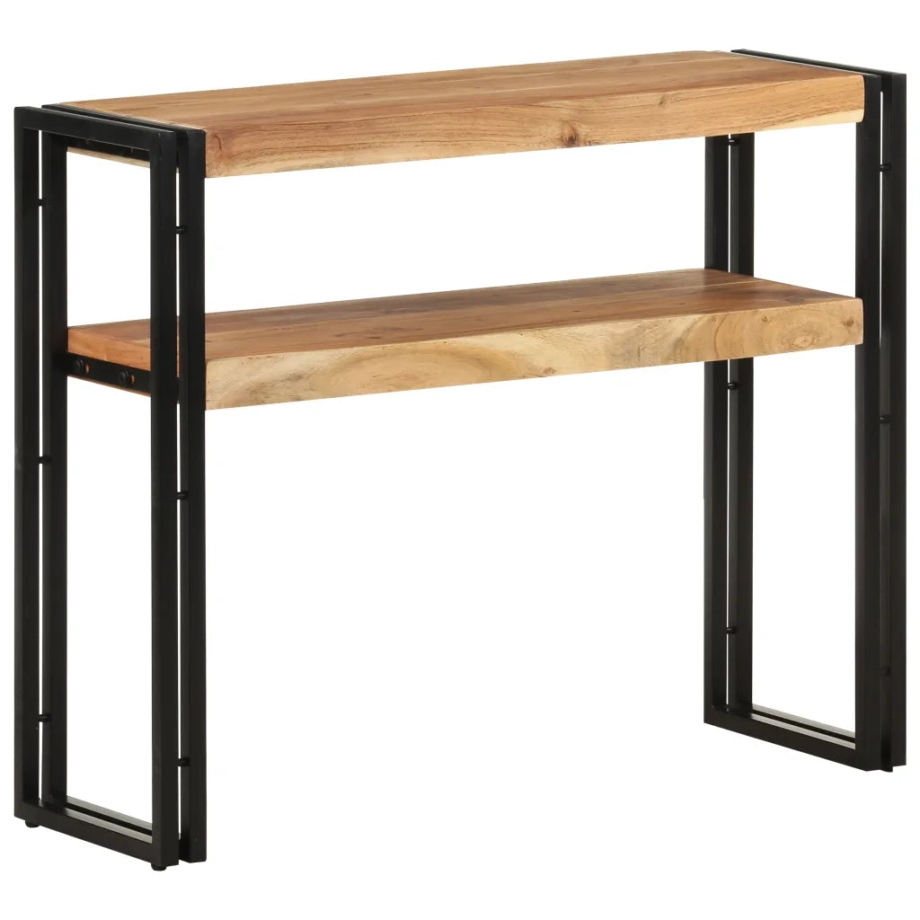 Tavolo Consolle 90x30x75 cm in Legno Massello di Acacia cod mxl 57211