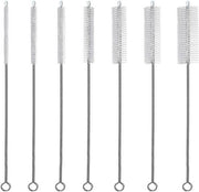 Set di spazzole per pulizia in rami di 7 pezzi - Pulizia di bocchette di reazione e bottiglie - Lunghezza 30 cm - Spazzola per tubi in rami - Spazzola per rami di rame - Pulitore di rami