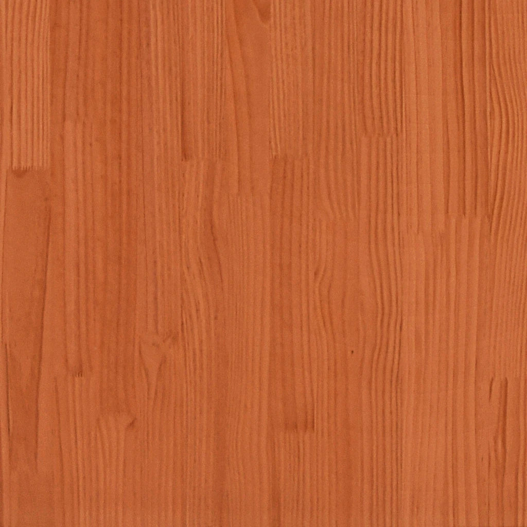 Poggiapiedi da Giardino Marrone Cera in Legno Massello di Pino CFW6586159