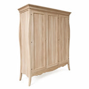 Armadio in legno sagomato 3 porte grezzo  l.182 p.64 h.212 (492) - Mobili 2G