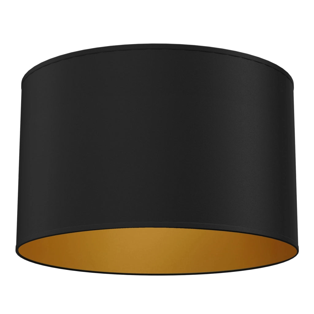 Plafoniera minimal nera/oro 3xE27 Arden Luminex