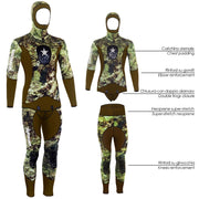 Muta mimetica grouper evo open cell mm 5 taglia m abysstar
