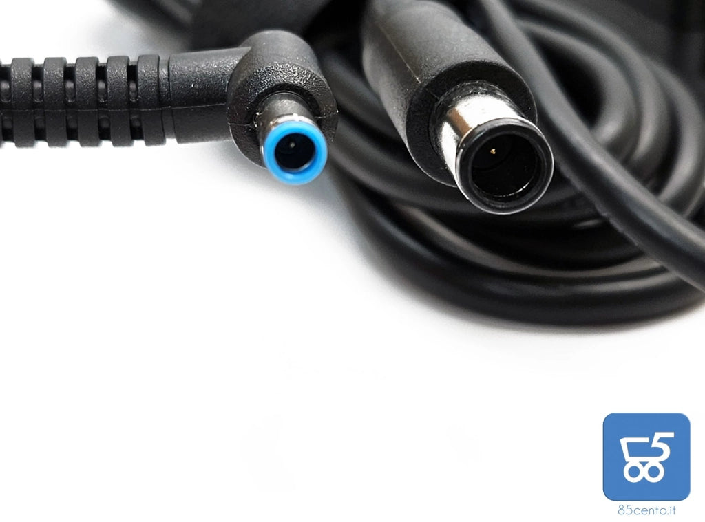 Caricabatterie Originale HP per Notebook Laptop Portatili Mini PC Tiny da 65W 19,5 V 3,33A + Adattatore da 7,4x5mm a 4,5x3mm - Prodotto Nuovi senza cavo alimentazione