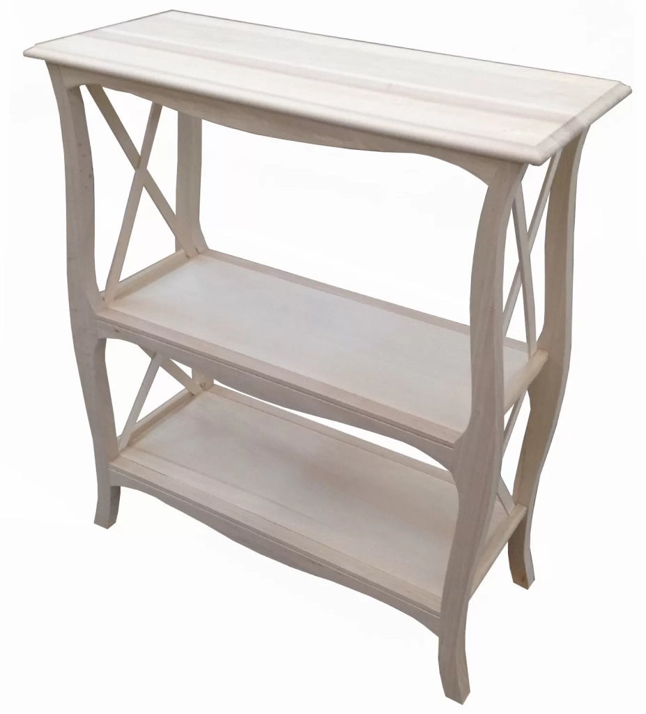 Vetrina in legno 1 cassetto 1 porta grezzo l.88 p.46 h.205 (5006) - Mobili 2G