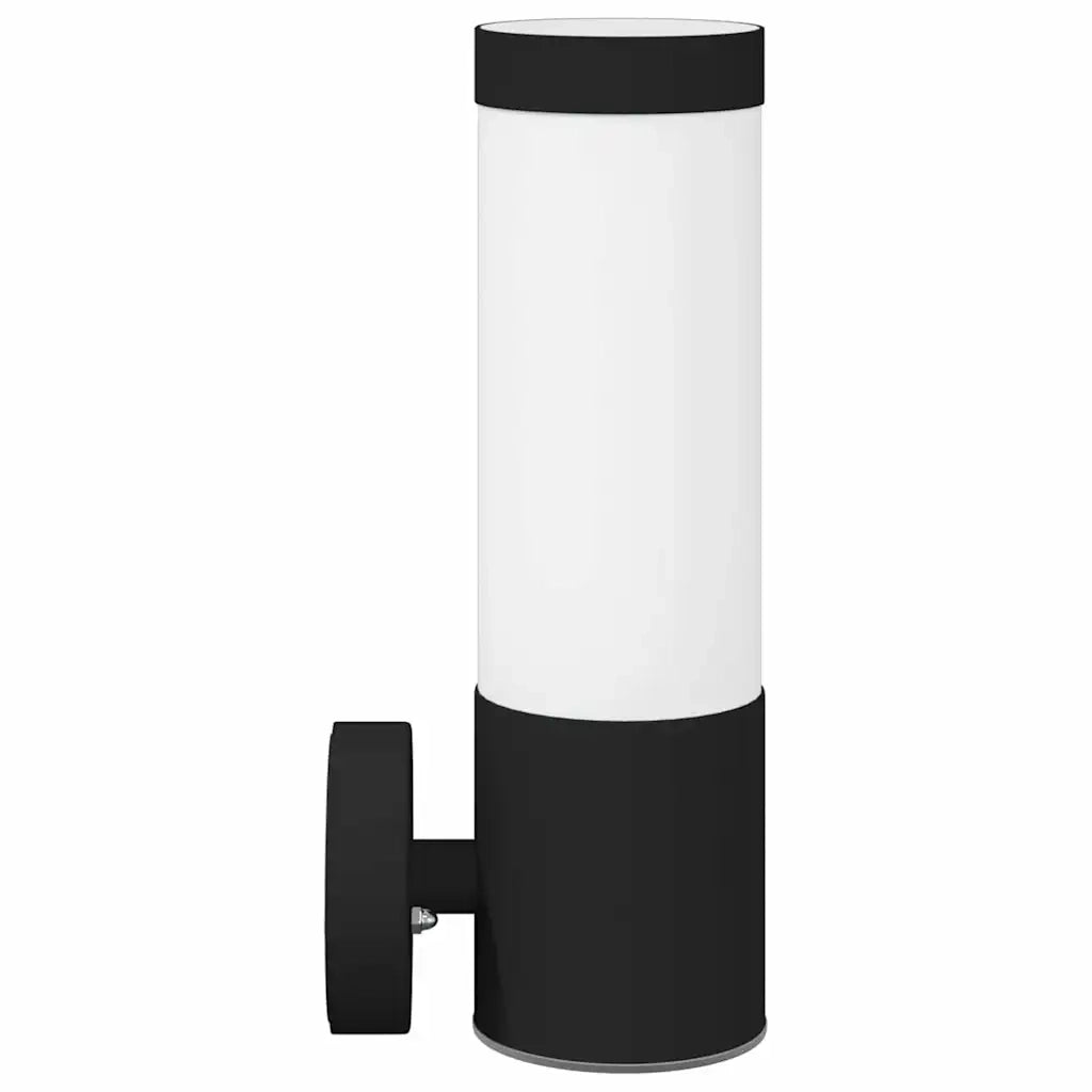 Lampada da Parete Esterna 2 pz Nero 12 x 8,5 x 27 cm CFW2250376