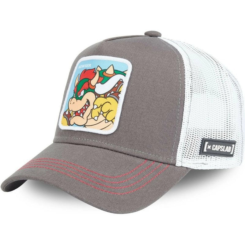 Cappellino da baseball Bowser grigio