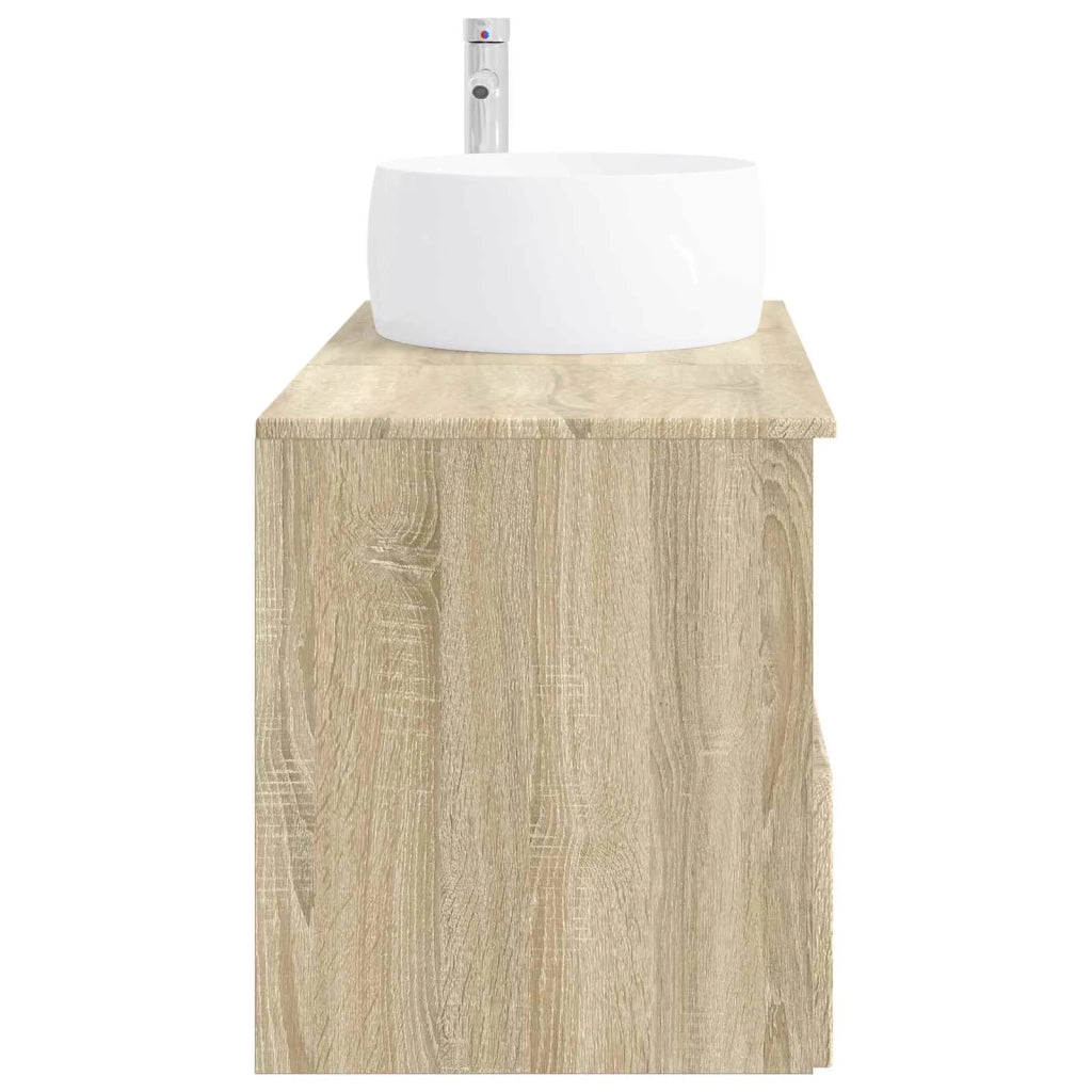 Set di mobili per il bagno 2 pz Rovere Sonoma 3404096