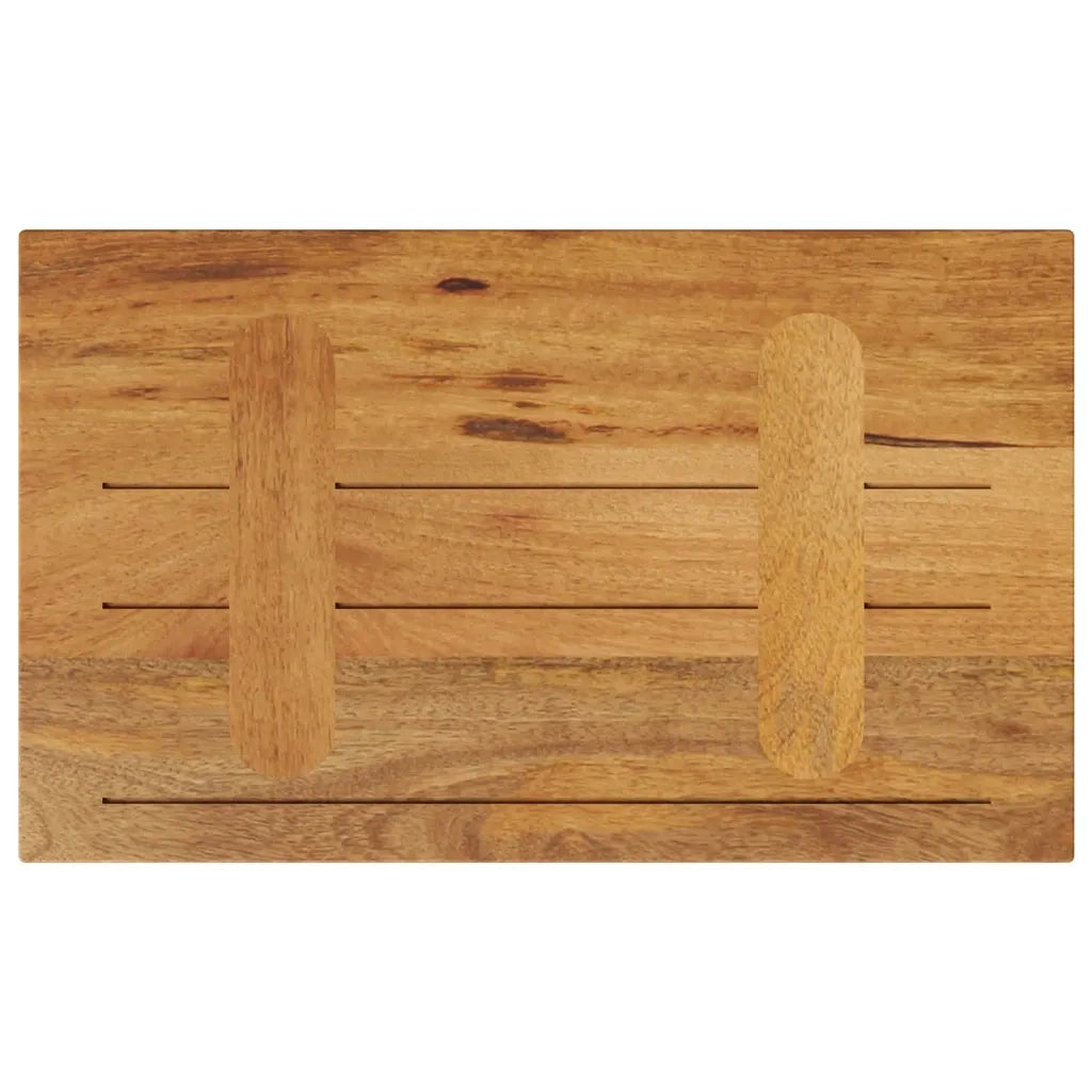 vidaXL Piano per Tavolo 50x30x3,8 cm Rettangolare Legno Massello Mango