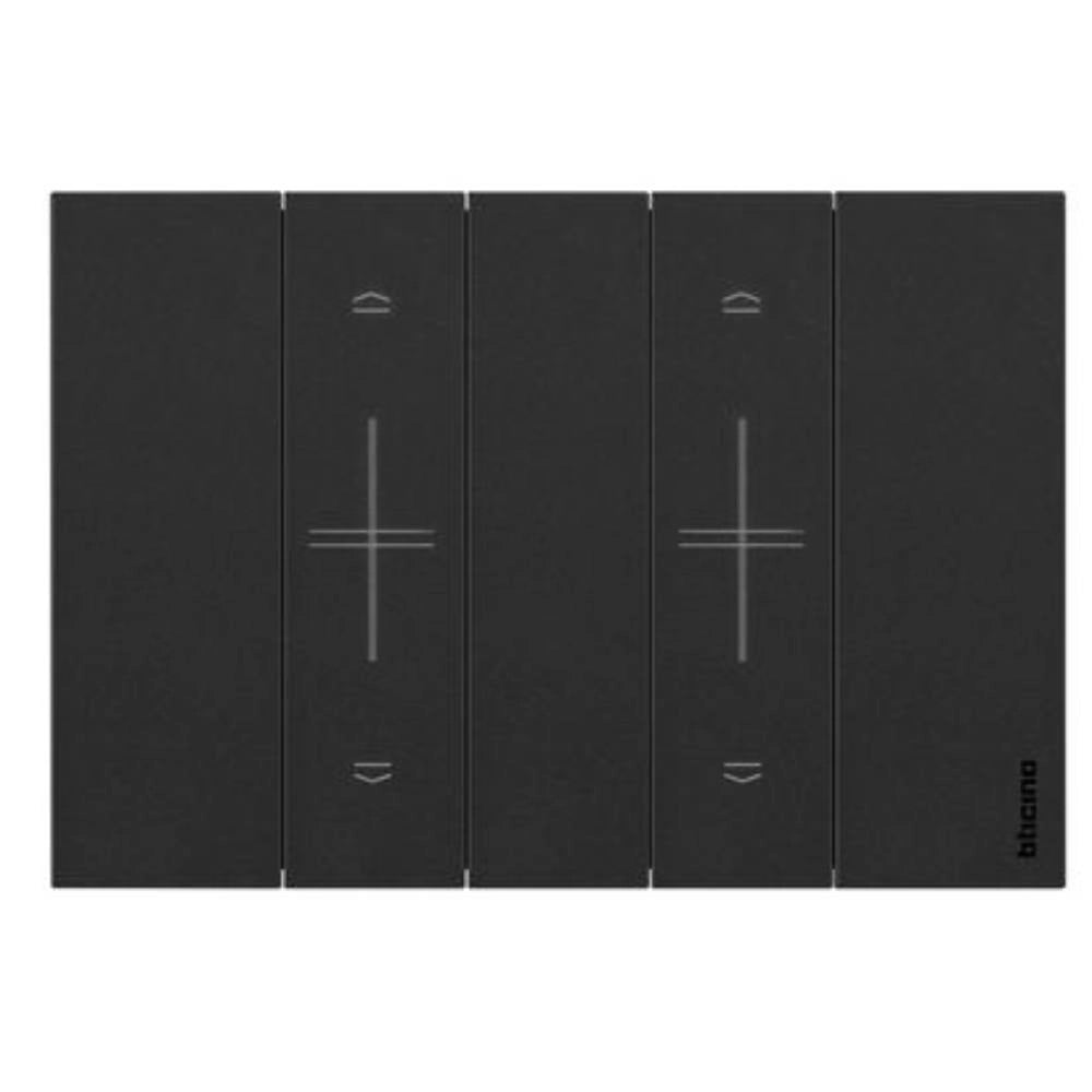 Bticino living now cover comando tapparelle compatibile k4027 *** colore nero, confezione 1