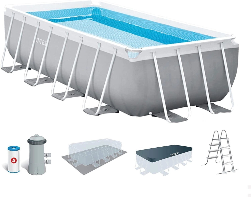Intex 26792NP Piscina Fuori Terra Rettangolare Intex 26778 488 x 244 x 107 cm 488x244x107 cm