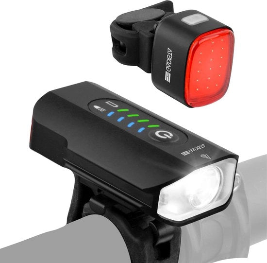 Luci da pedali per avanti e dietro in alluminio - livello di batteria indicatore - ricaricabile - illuminazione da bicicletta potente - lampada da bicicletta USB - luci lampeggianti 

Modello: 
Specifica tecnica: 
Codice prodotto:
