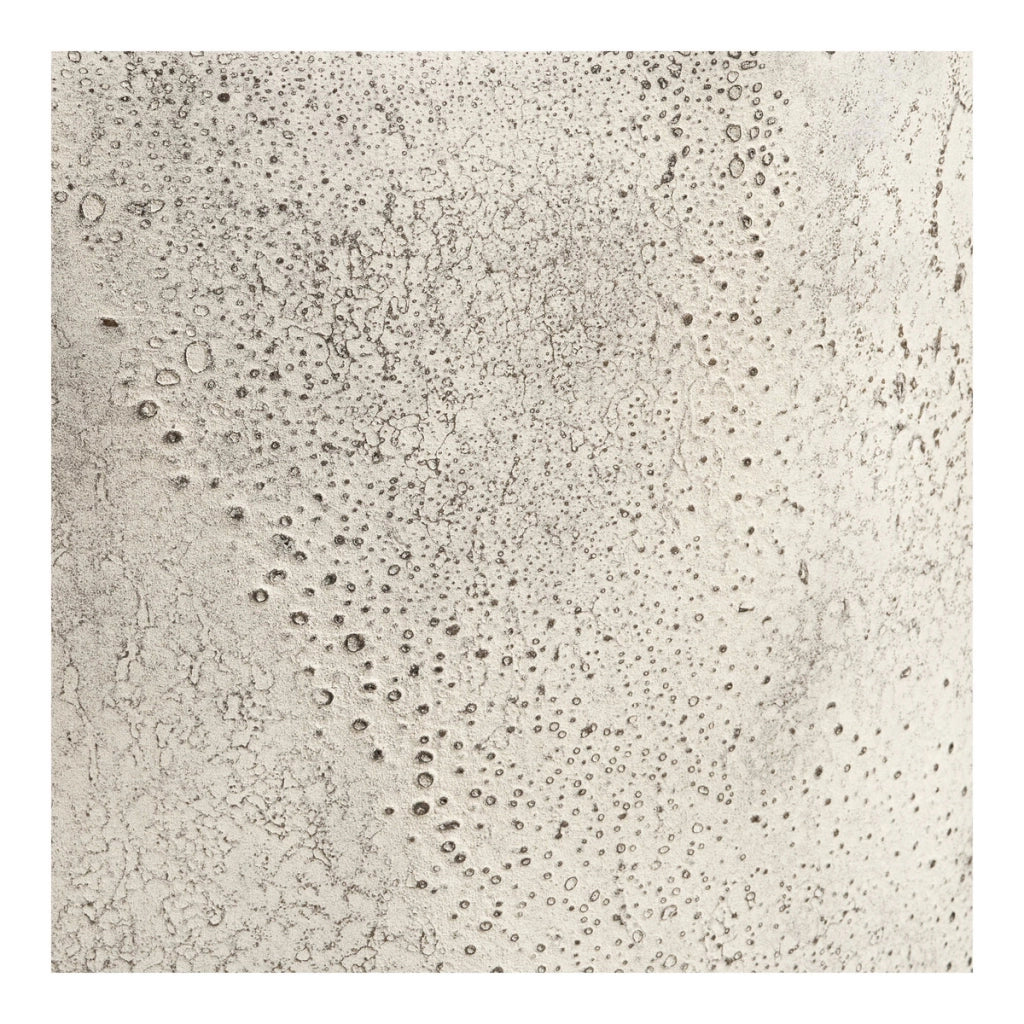 Vaso decorativo in metallo beige anticato House Nordic ø24x60,5 cm