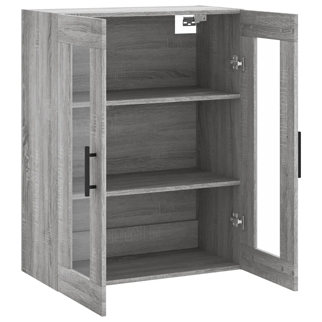 Armadietto a Muro | Mobile a Parete Grigio Sonoma 69,5x34x90 cm