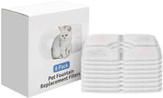 Filtro per acqua per animali domestici 8 parti, tessuto di cotone con carbone attivo e cera per purificare l'acqua