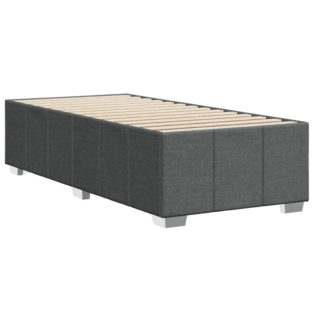 Giroletto senza Materasso Grigio Scuro 80x200 cm Tessuto