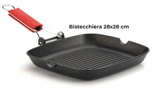 Batteria di Pentole 18 Pezzi in Alluminio Pressofuso Antiaderente Olympia Love