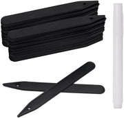 Etichette per piante 100 pezzi - Etichette per piante per esterni - Etichette per piante per orto - Etichette per piante 15 cm - Etichette per piante in plastica bianca