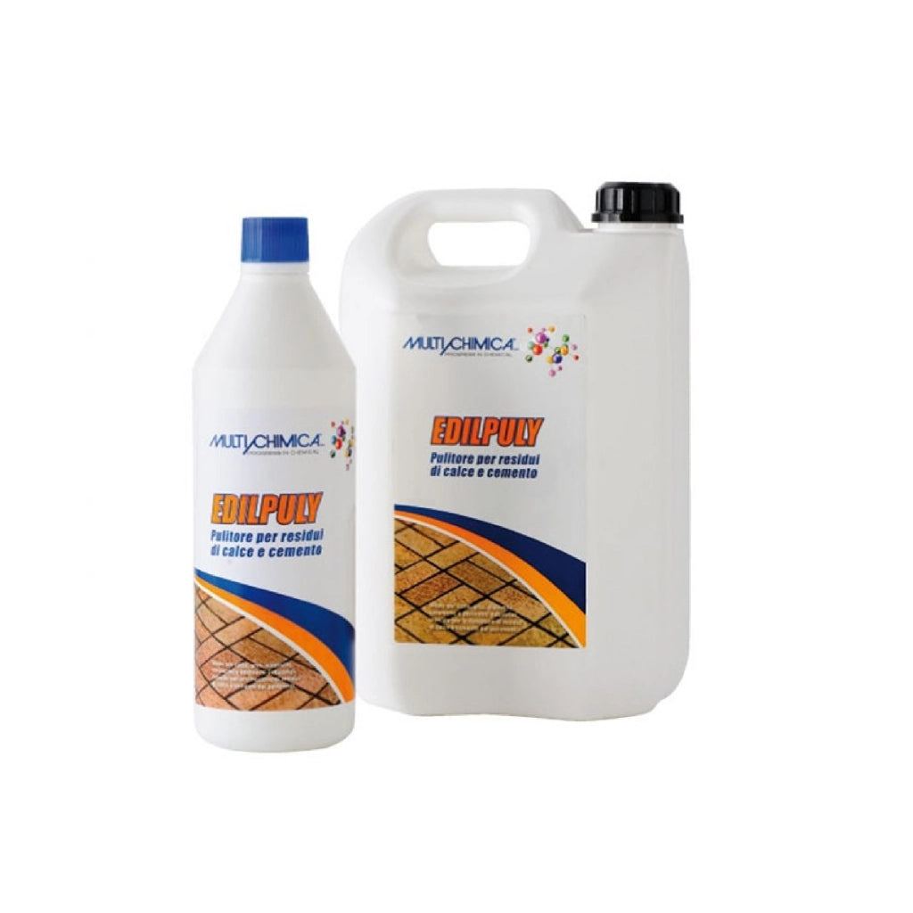 EDILPULY pulitore per residui di calce e cemento sgrassatore pavimenti industrialicotto piastrelle ceramica 5 LT