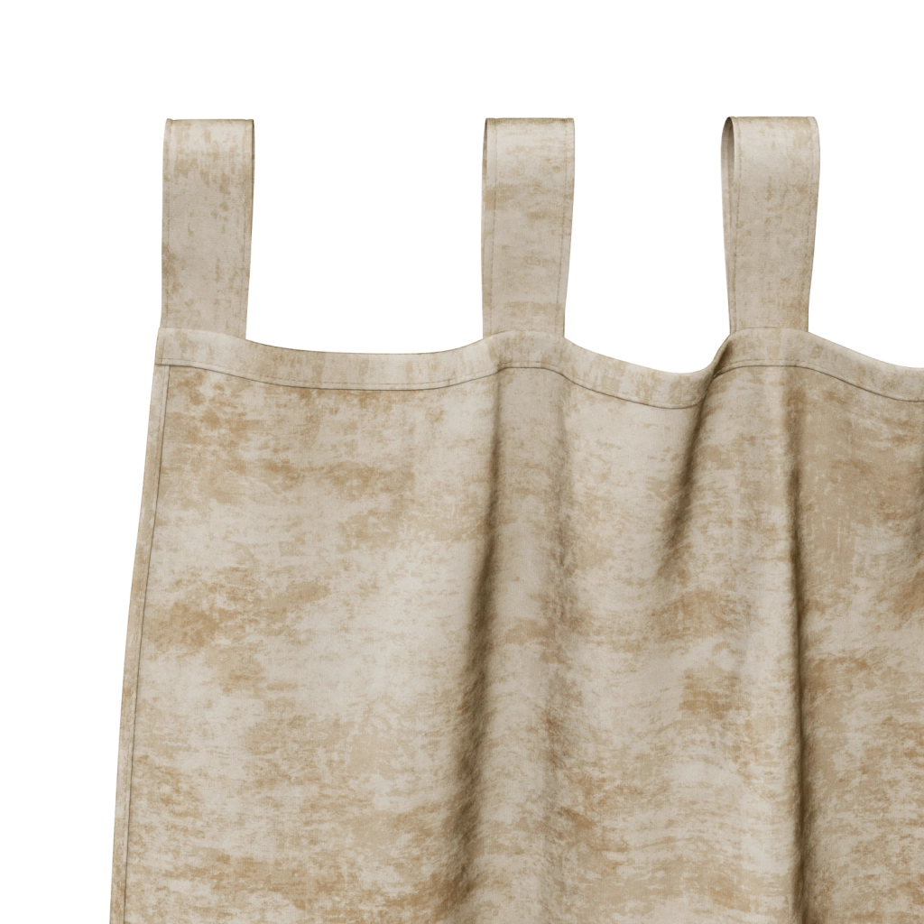 Tende in velluto 2 pz con occhielli Panna 260x140 cm