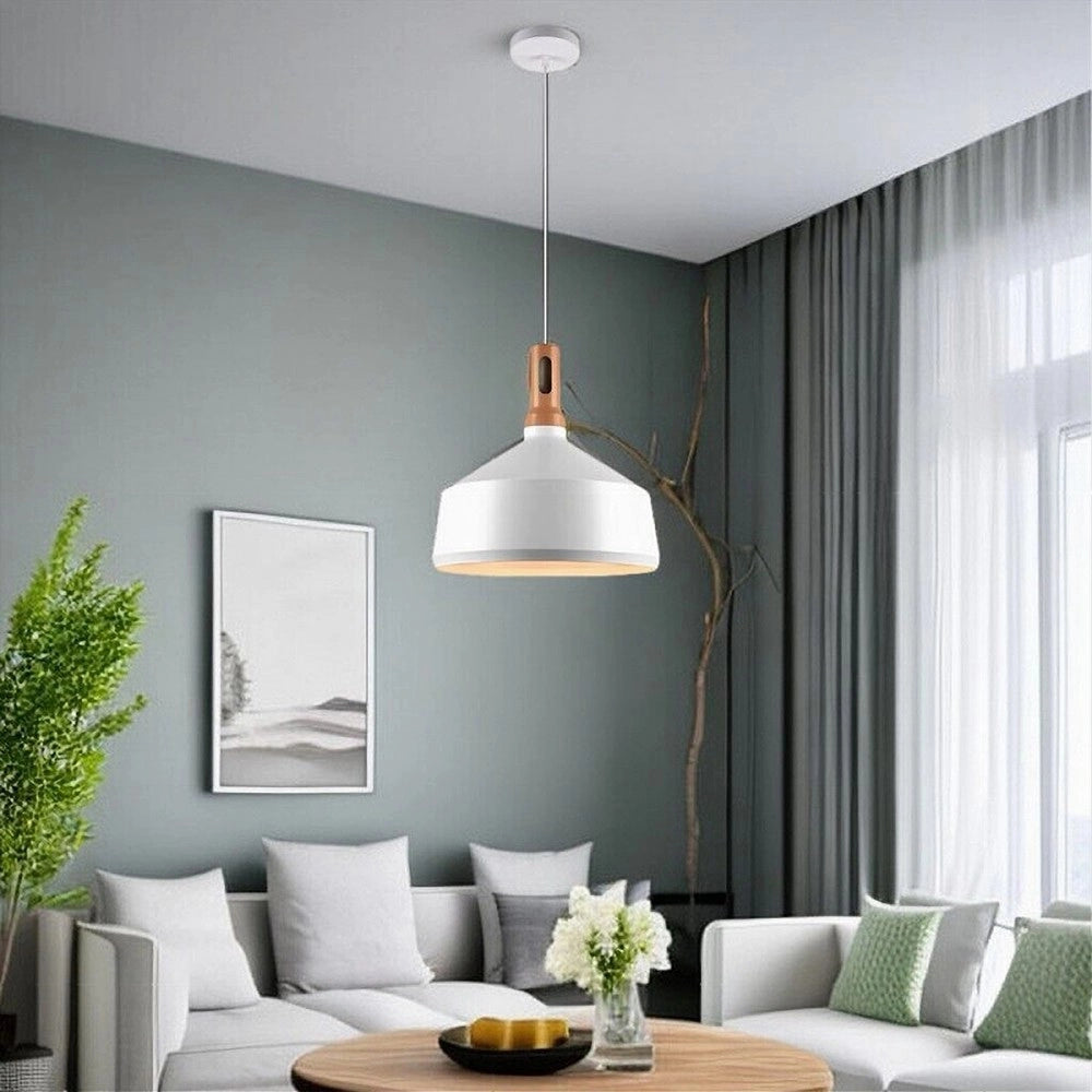 Trade Shop - Lampadario A Sospensione Stile Industriale In Metallo Pendente A Coppa E27 A93 -